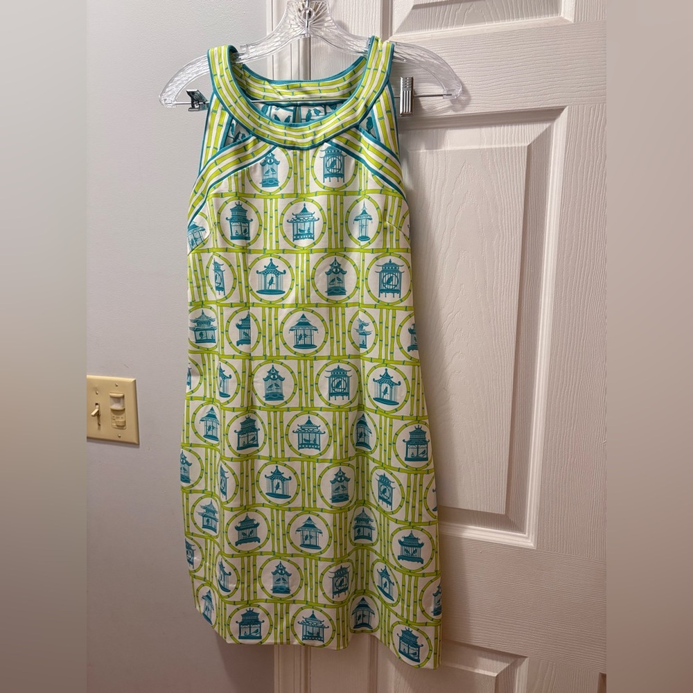 Gretchen Scott Size Small Isosceles Dress Caged Bird Easter Dress/ Spring